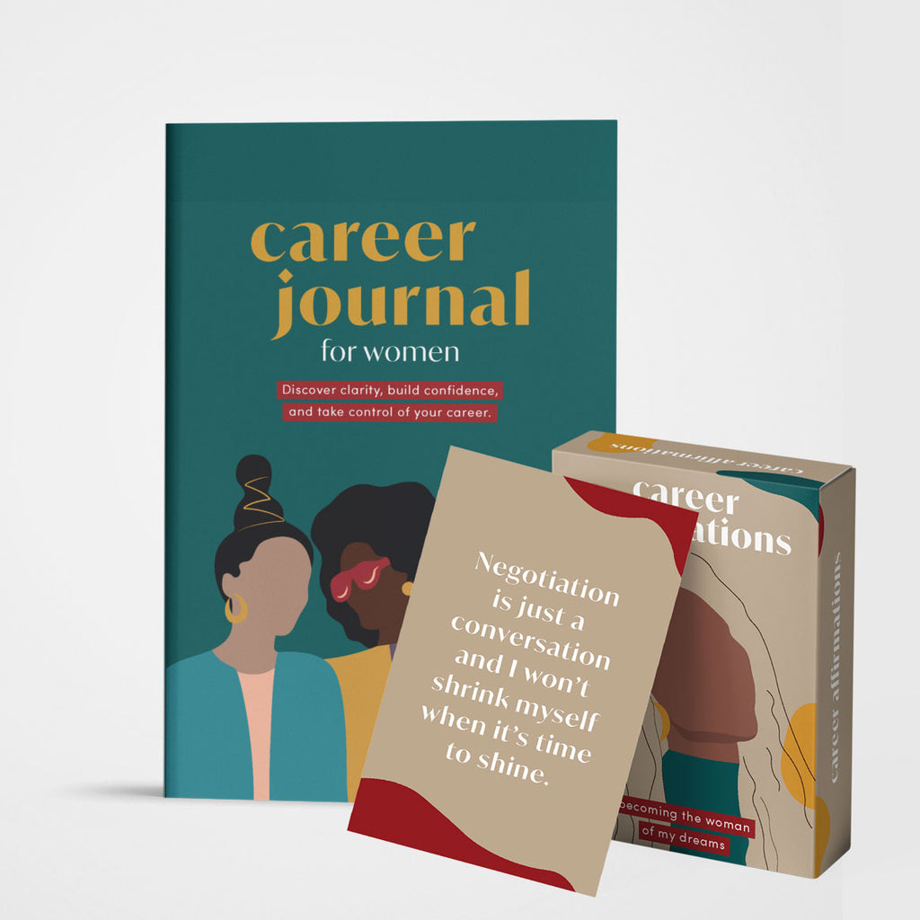 Career Journal + Affirmation Cards Bundle